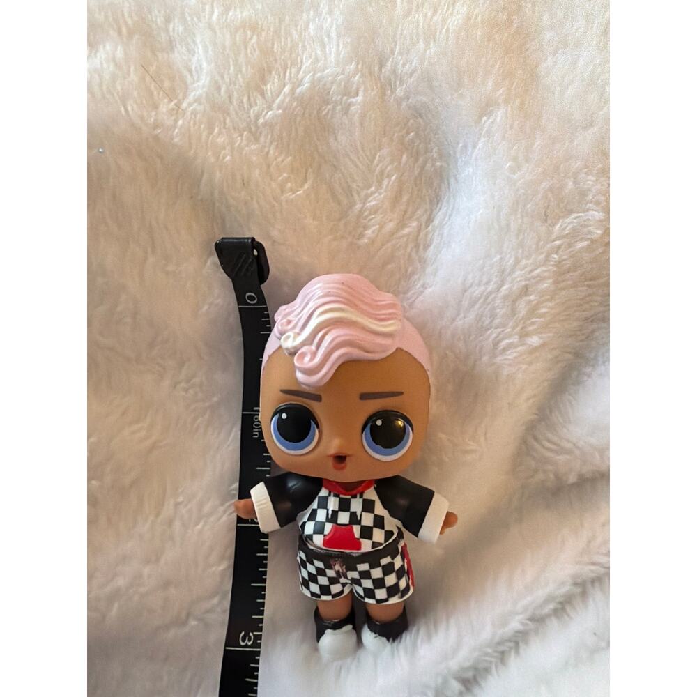 LOL Surprise OMG Boy Racer 2018 MGA Checker Outfit Doll Figure 3.5" Toy - Picture 12 of 13